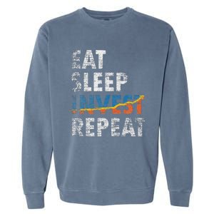 Eat Sleep Invest Repeat Investment Trading Garment-Dyed Sweatshirt