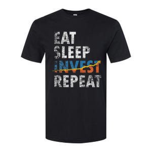 Eat Sleep Invest Repeat Investment Trading Softstyle CVC T-Shirt