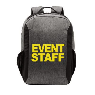 Event Staff In Yellow On Multiple Colors Vector Backpack