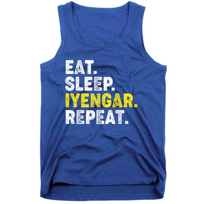 Eat Sleep Iyengar Yoga Repeat! Funny Iyengar Yoga Phrase Cool Gift Tank Top