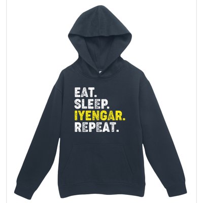 Eat Sleep Iyengar Yoga Repeat! Funny Iyengar Yoga Phrase Cool Gift Urban Pullover Hoodie