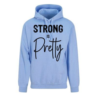 Empowered Strong Is Pretty Female Feminist Gift Unisex Surf Hoodie