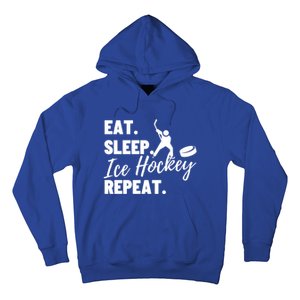 Eat Sleep Ice Hockey Repeat Ice Hockey Gift Hoodie