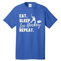 Eat Sleep Ice Hockey Repeat Ice Hockey Gift Tall T-Shirt