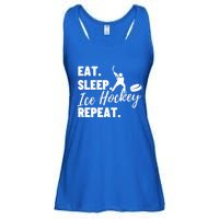 Eat Sleep Ice Hockey Repeat Ice Hockey Gift Ladies Essential Flowy Tank