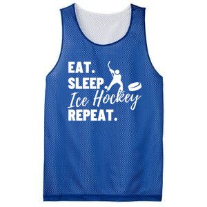 Eat Sleep Ice Hockey Repeat Ice Hockey Gift Mesh Reversible Basketball Jersey Tank