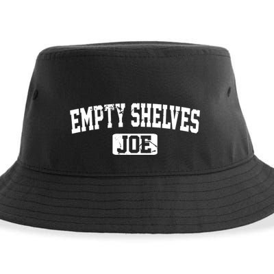 Empty Shelves Joe Vintage Logo Sustainable Bucket Hat