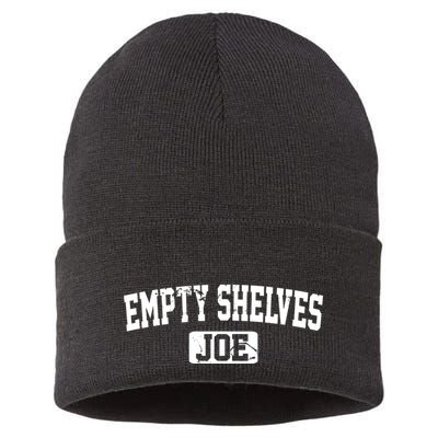 Empty Shelves Joe Vintage Logo Sustainable Knit Beanie