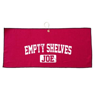 Empty Shelves Joe Vintage Logo Large Microfiber Waffle Golf Towel