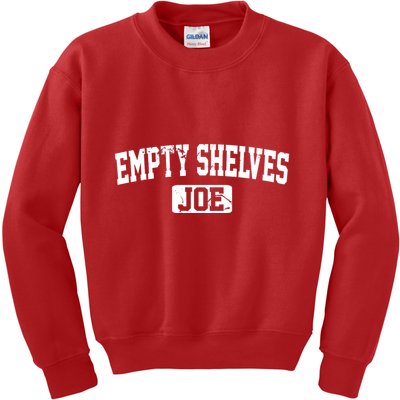 Empty Shelves Joe Vintage Logo Kids Sweatshirt