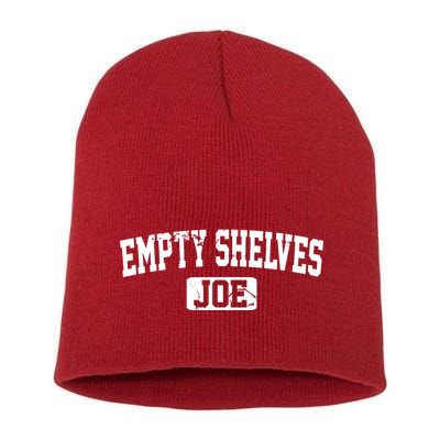 Empty Shelves Joe Vintage Logo Short Acrylic Beanie