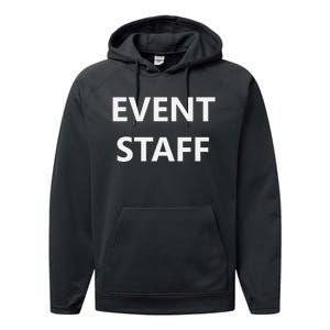 Event Staff Job Worker Employee Uniform Performance Fleece Hoodie