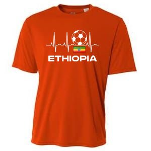 Ethiopia Soccer Jersey Gift Ethiopian Football Gifcool Gift Cute Gift Cooling Performance Crew T-Shirt