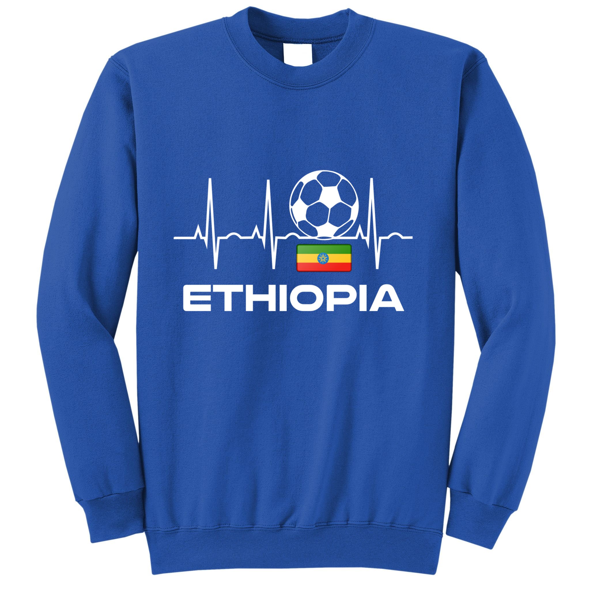 Ethiopia Soccer Jersey Gift Ethiopian Football Gifcool Gift Cute Gift Sweatshirt