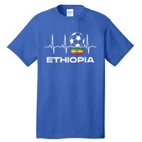 Ethiopia Soccer Jersey Gift Ethiopian Football Gifcool Gift Cute Gift Tall T-Shirt