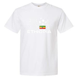 Ethiopia Soccer Jersey Gift Ethiopian Football Gifcool Gift Cute Gift Garment-Dyed Heavyweight T-Shirt