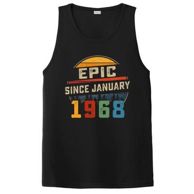 Epic Since January 1968 55th Birthday Gift 55 Years Old PosiCharge Competitor Tank