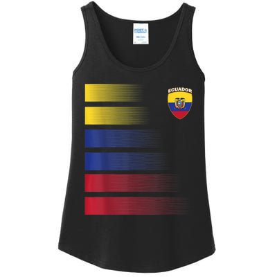 Ecuador Soccer Jersey Football Ecuador Soccer Ladies Essential Tank