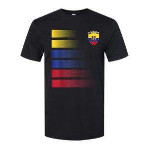 Ecuador Soccer Jersey Football Ecuador Soccer Softstyle CVC T-Shirt