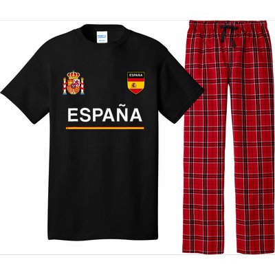 Espana Sportsoccer Jersey Flag Football Madrid Pajama Set