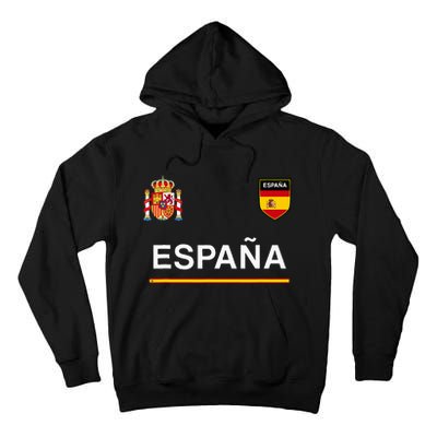 Espana Sportsoccer Jersey Flag Football Madrid Tall Hoodie