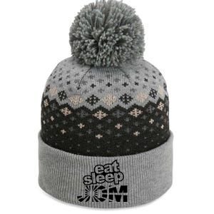 Eat Sleep JDM Tuner Car Lover The Baniff Cuffed Pom Beanie