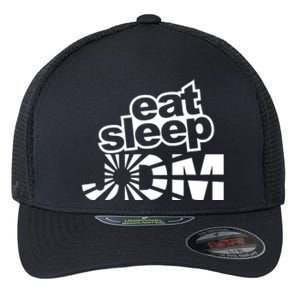 Eat Sleep JDM Tuner Car Lover Flexfit Unipanel Trucker Cap