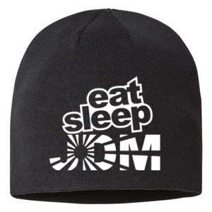 Eat Sleep JDM Tuner Car Lover Sustainable Beanie