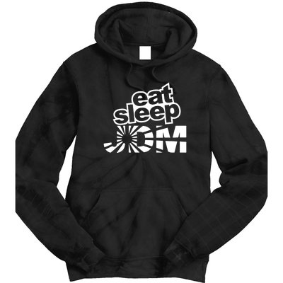 Eat Sleep JDM Tuner Car Lover Tie Dye Hoodie