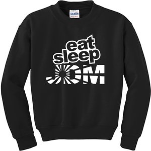 Eat Sleep JDM Tuner Car Lover Kids Sweatshirt