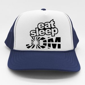 Eat Sleep JDM Tuner Car Lover Trucker Hat