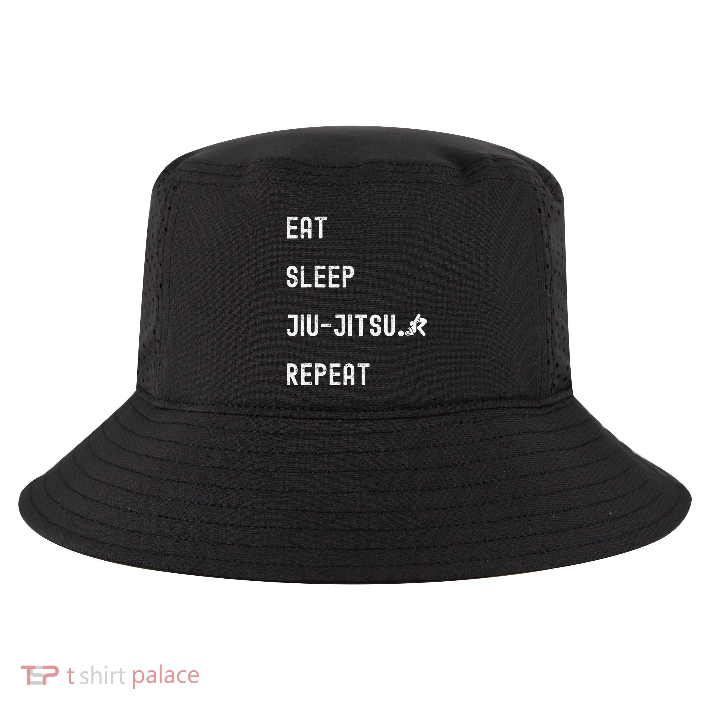 Eat Sleep Jiujitsu Repeat Cool Comfort Performance Bucket Hat