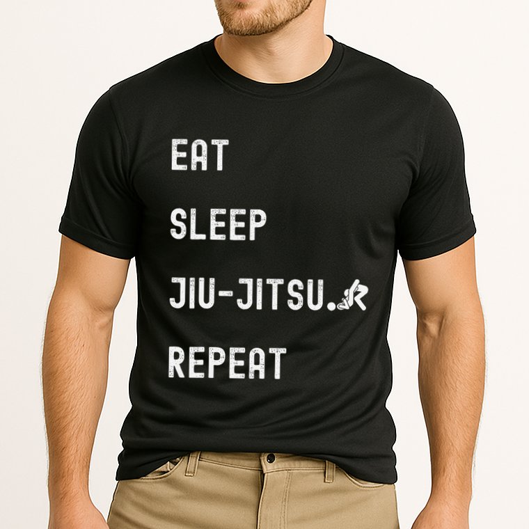 Eat Sleep Jiujitsu Repeat Performance Shirt