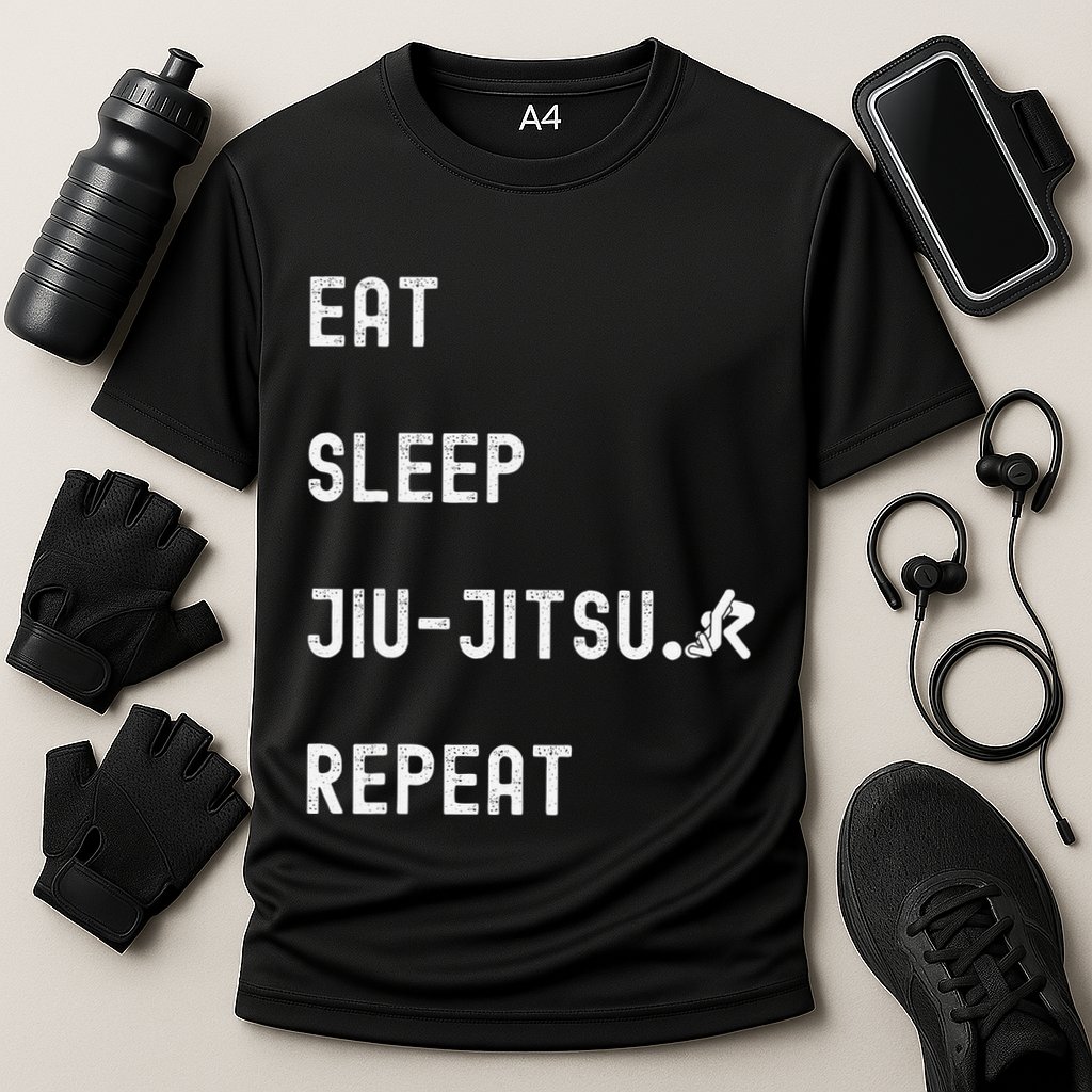 Eat Sleep Jiujitsu Repeat Performance Shirt