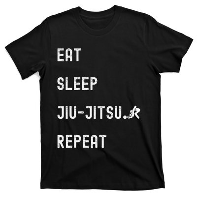 Eat Sleep Jiujitsu Repeat T-Shirt