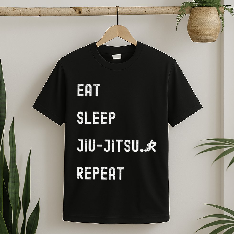 Eat Sleep Jiujitsu Repeat T-Shirt