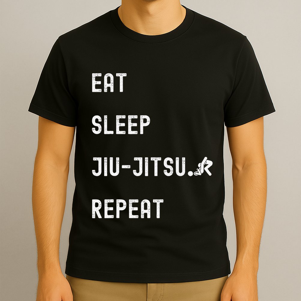 Eat Sleep Jiujitsu Repeat T-Shirt