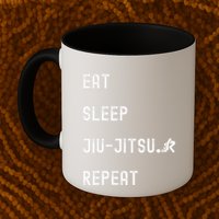 Eat Sleep Jiujitsu Repeat Mug