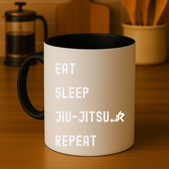 Eat Sleep Jiujitsu Repeat Mug