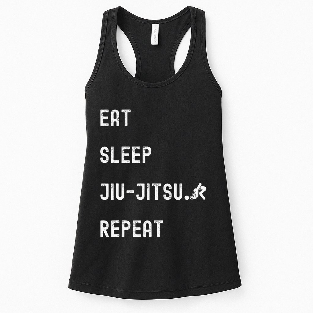 Eat Sleep Jiujitsu Repeat Womens Tank Top