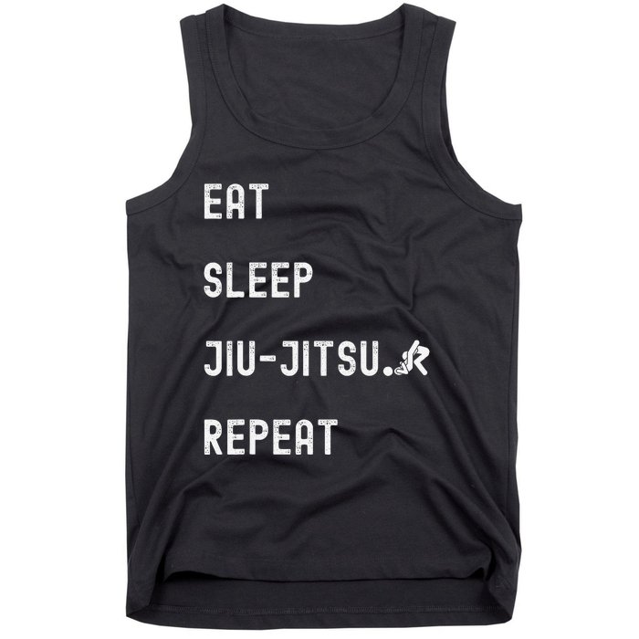 Eat Sleep Jiujitsu Repeat Tank Top