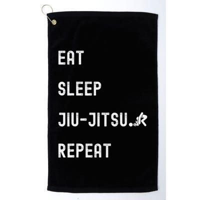 Eat Sleep Jiujitsu Repeat Golf Towel