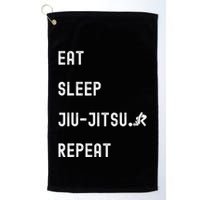 Eat Sleep Jiujitsu Repeat Golf Towel