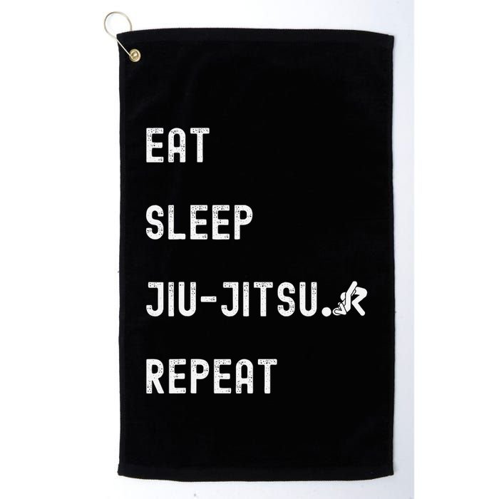 Eat Sleep Jiujitsu Repeat Golf Towel