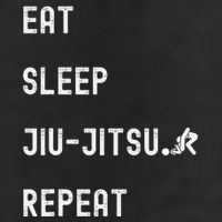 Eat Sleep Jiujitsu Repeat Golf Towel