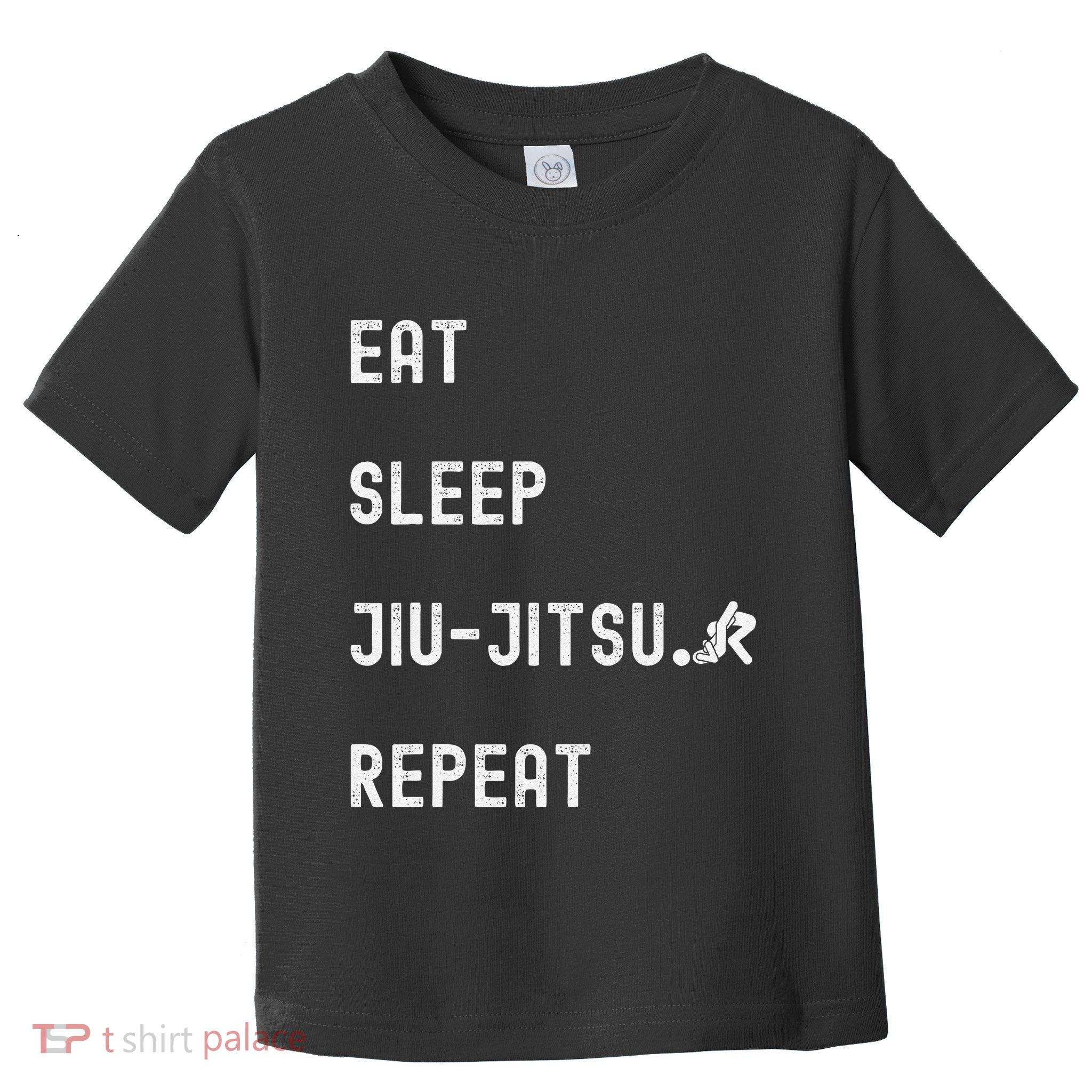 Eat Sleep Jiujitsu Repeat Toddler T-Shirt