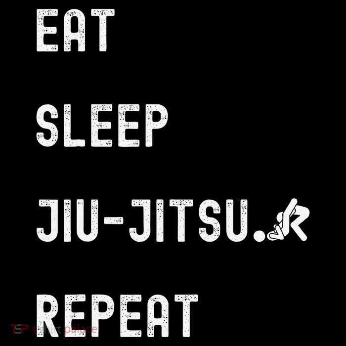 Eat Sleep Jiujitsu Repeat Wool Snapback Cap