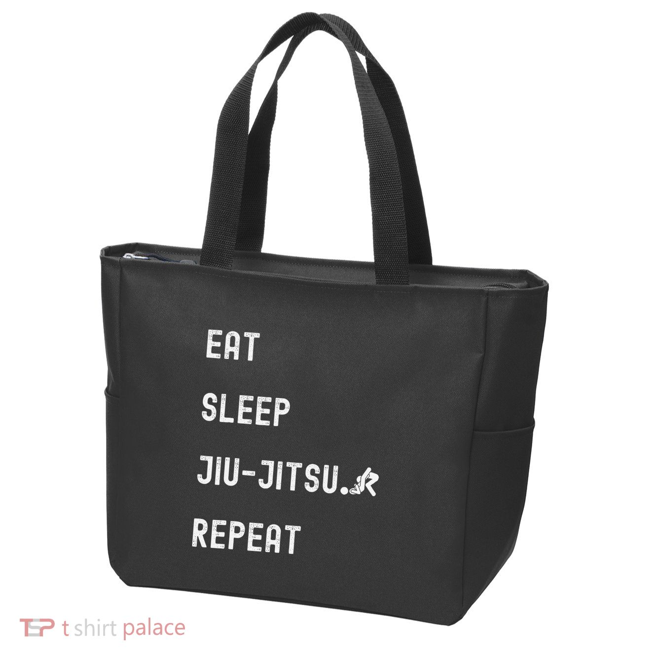 Eat Sleep Jiujitsu Repeat Zip Tote Bag