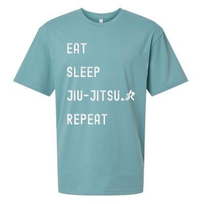 Eat Sleep Jiujitsu Repeat Sueded Cloud Jersey T-Shirt