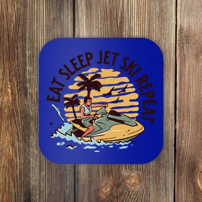 Eat Sleep Jet Ski Repeat Gift Coaster